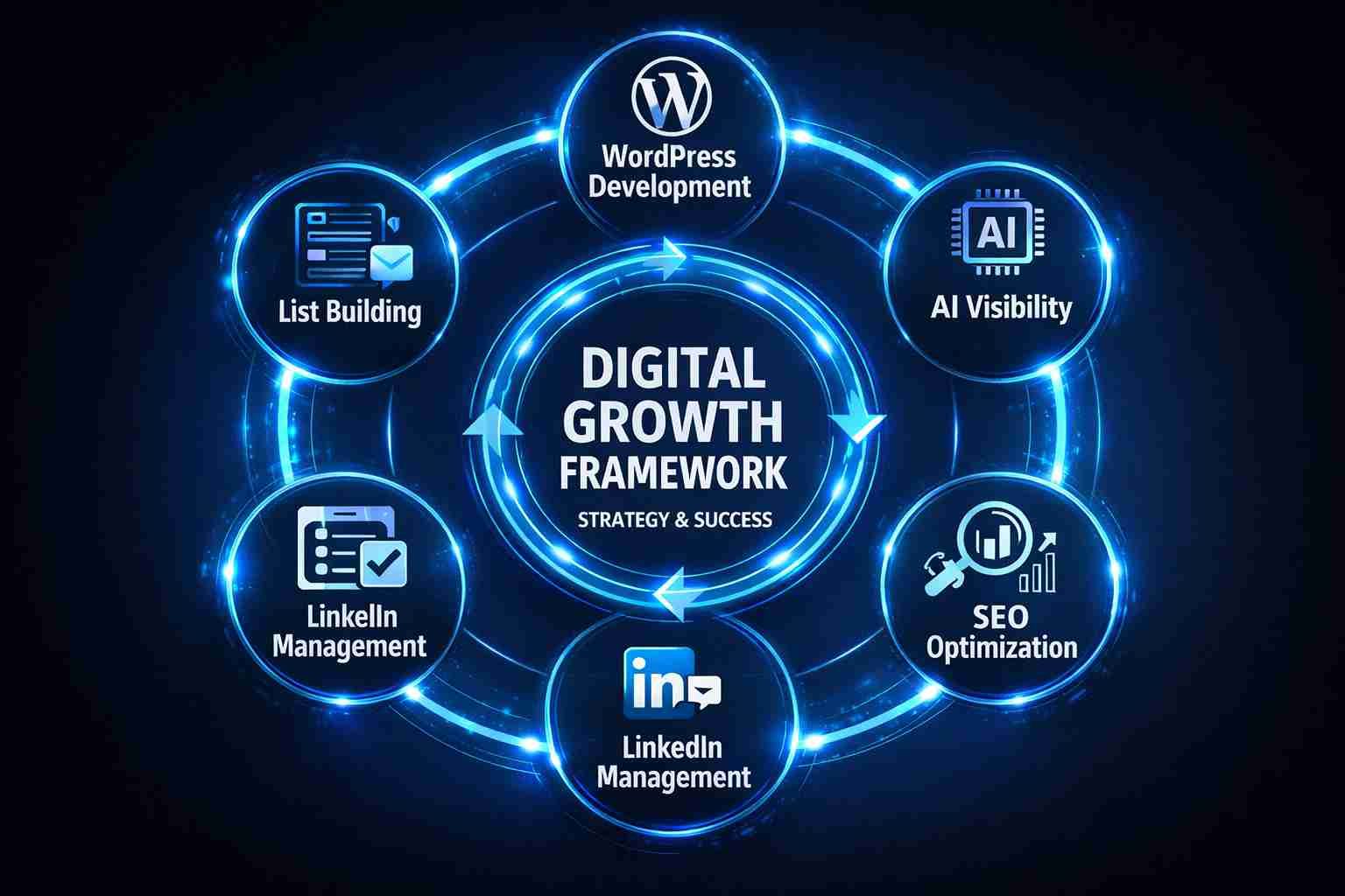 Growth system framework for online visibility