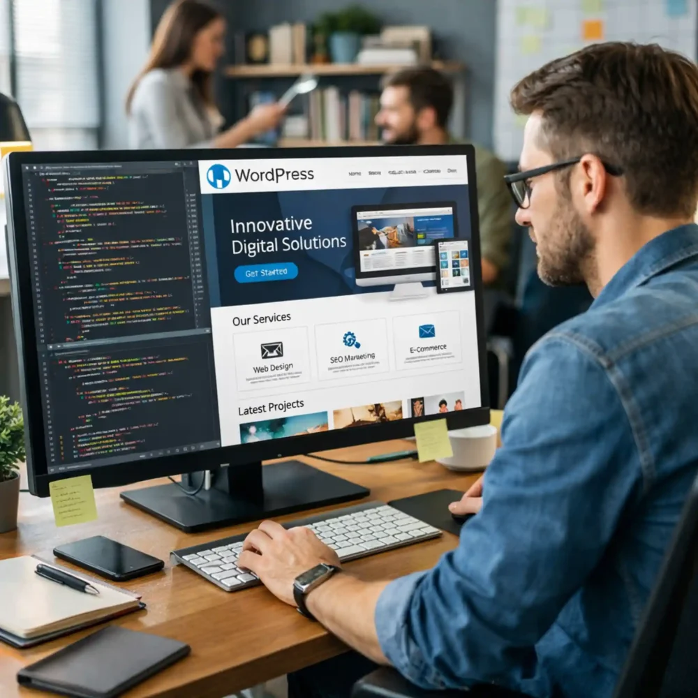 Custom WordPress development and design process