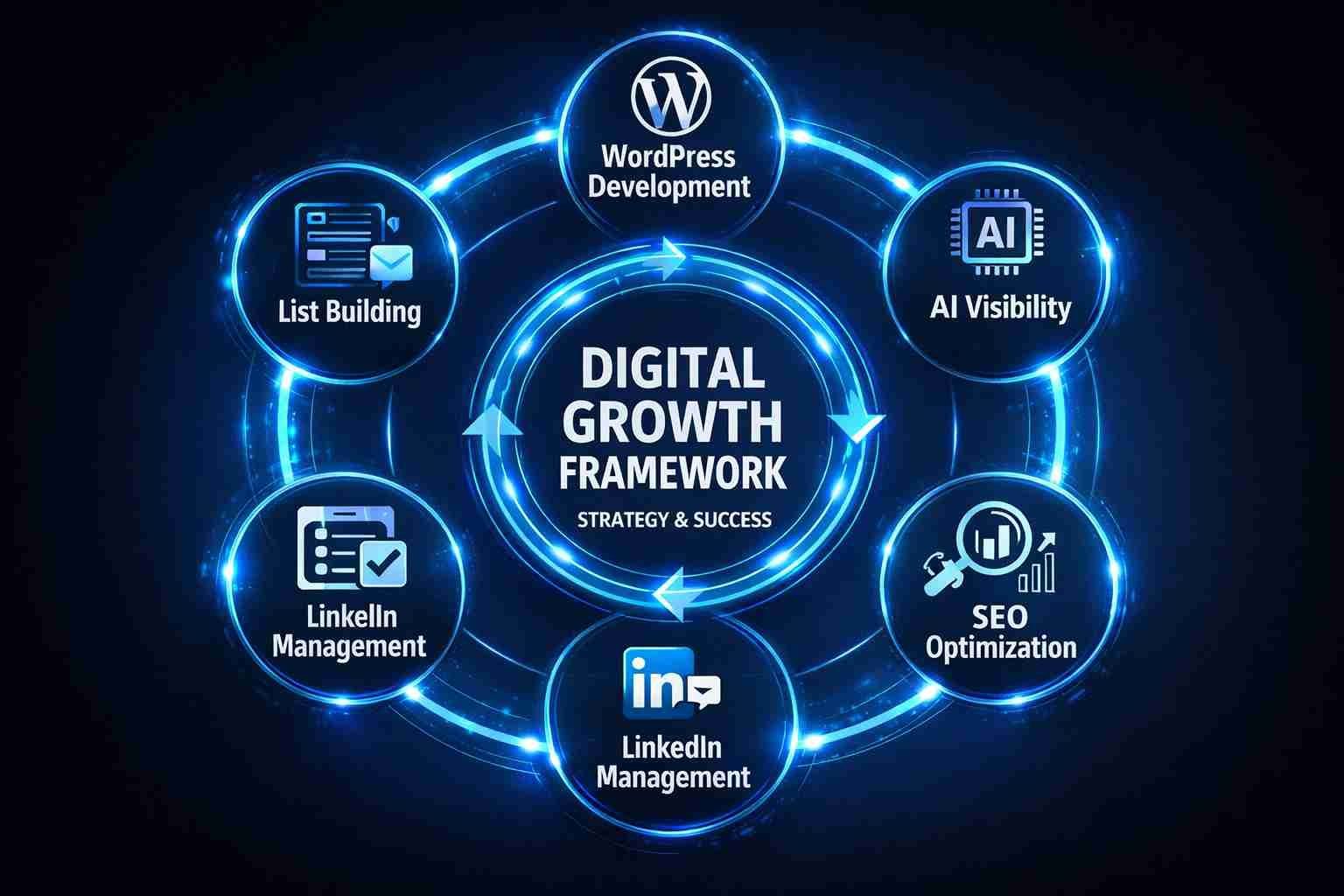 Growth system framework for online visibility